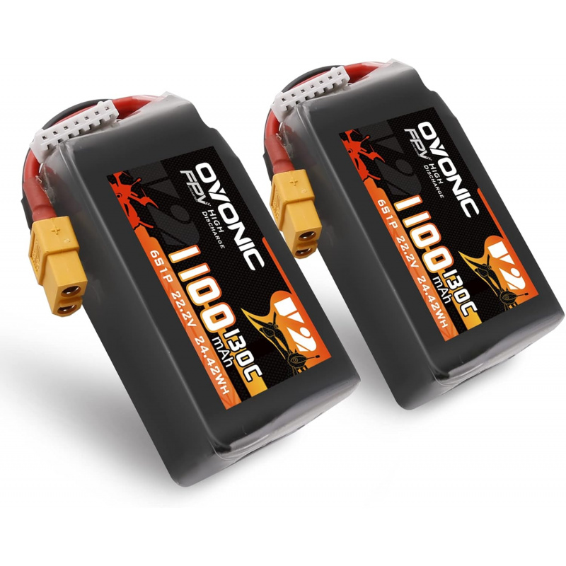 Drone Battery 6S - แบตเตอรี่ OVONIC 130C 6S 1100mah Lipo